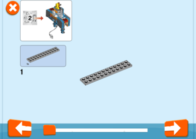 LEGO Boost Bauanleitung iPad App.