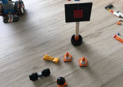 Aufgebautes Zubehör zum LEGO Boost.