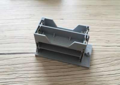 Das LEGO Boost Batteriefach von oben.