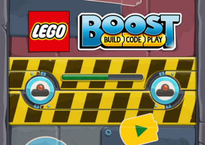 LEGO Boost Ladebildschirm iPad App.