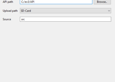 c4ev3 Praktikum Basic Settings.