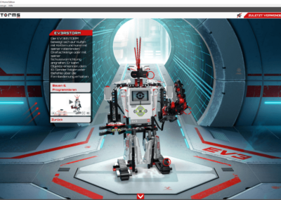 Modell-Details in der Windows-Anwendung zum LEGO Mindstorms EV3.