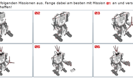 Zugriff auf EV3-Missionen in den LEGO®-Programmen