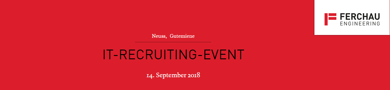 IT-Recruiting-Event von FERCHAU Engineering