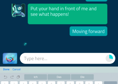 Text Adventure im Menüpunkt Chat
