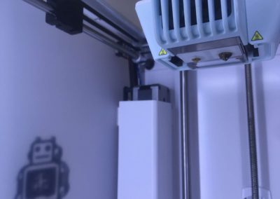 Die Düsen des Ultimaker3 sind höhenverstellbar.