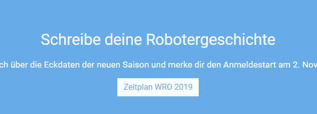 Die WRO-Saison 2019