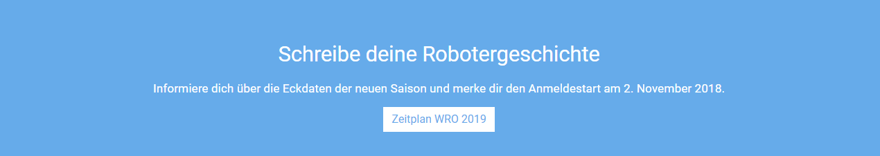 Die WRO-Saison 2019