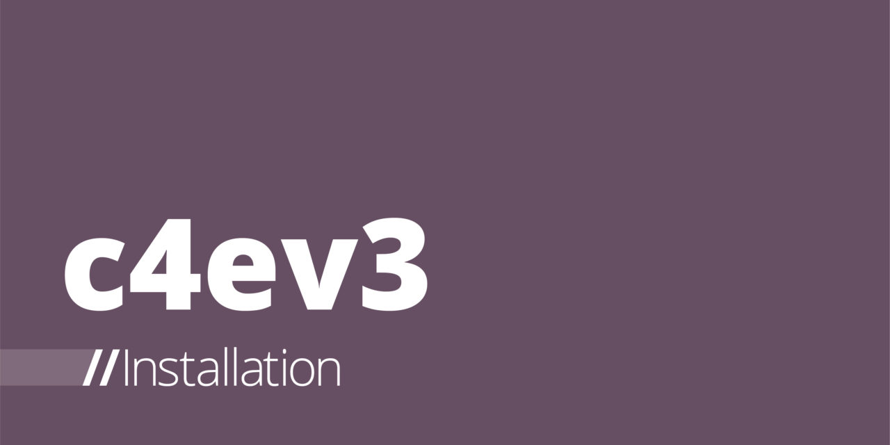 c4ev3 – Installationsanleitung