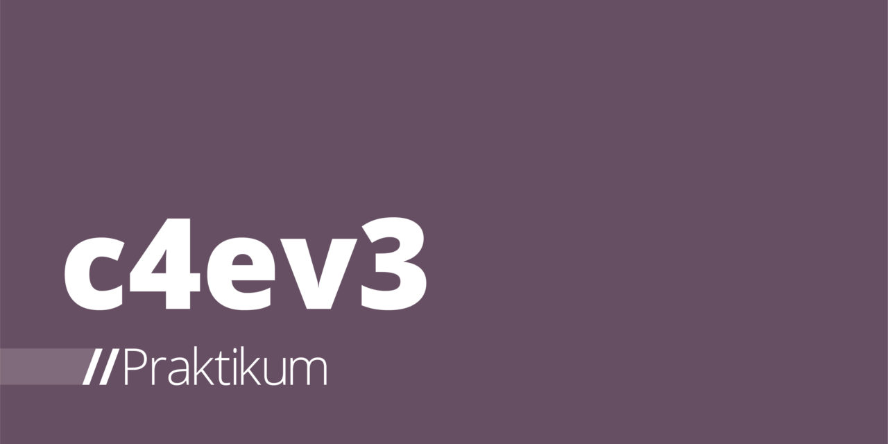 c4ev3 – Praktikum 1: Erstellen eines Projekts