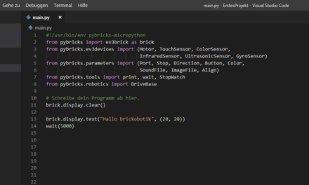 Python für den LEGO® Mindstorms® EV3