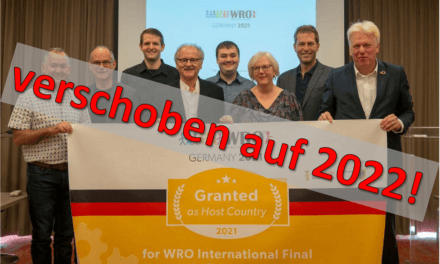 WRO-Weltfinale in Dortmund findet erst 2022 statt