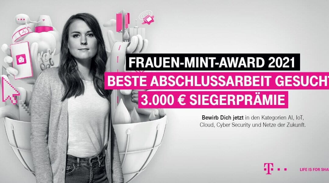 Bewerbung für den Frauen-MINT-Award noch möglich