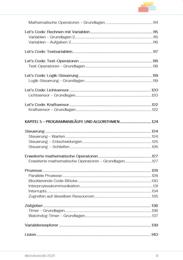 Inhaltsverzeichnis des SPIKE-E-books, Seite 5